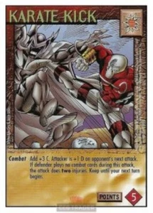 Karate Kick Wildstorms Unlimited CCG 1996 raro casi nuevo - Imagen 1 de 1