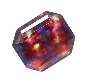 Doublet 40 Kt Zertifiziert Natürlicher Ammolith Opal-ähnlich Bio Lose Edelstein - Bild 1 von 7