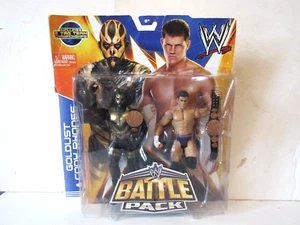 Figura de acción de lucha libre Mattel WWE Battle Packs 29 Goldust y Cody Rhodes - Imagen 1 de 9