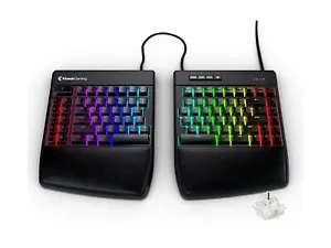 KINESIS Gaming Freestyle Edge RGB Split Mechanical Keyboard | Cherry MX Speed... - Picture 1 of 6