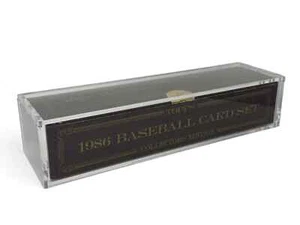 Acrylic Display Case Magnetic Lid FITS 1986 Topps Tiffany Baseball Complete Set - Picture 1 of 3