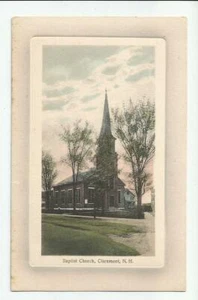 Baptist Church Claremont NH Postcard New Hampshire GMCCO Series Unposted - Picture 1 of 2