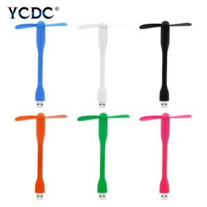 Summer USB Mini Portable Power Bank Fan Flexible For Traveling Camping Fishing - Picture 1 of 18