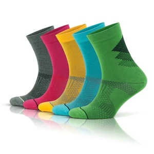 Calcetines para correr para hombre, calcetines BAMBOO Trainer 5 calcetines deportivos de caja de pares talla 6-11 - Imagen 1 de 12