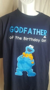 Krümelmonster Xl Herren T-Shirt Pate des Geburtstags Mädchen Adidas C8 - Bild 1 von 4
