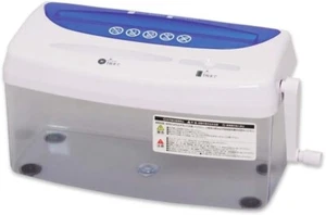 Hand Shredder Home Desktop CD/DVD/Card Shredding Cross Cut Dust Bin 3.2L Compac - Picture 1 of 4