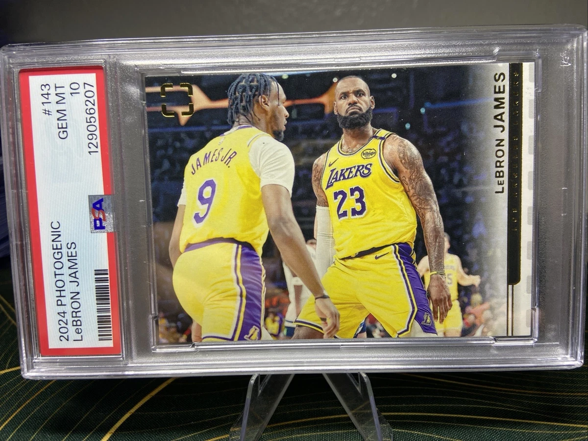 Panini LeBron James 10 Graded Basketball Sports Trading Cards