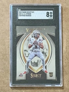 2023 Panini Select Draft CJ Stroud Certified Rookies SGC 8 NM-MT - Bild 1 von 2