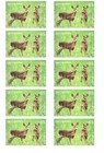 Bund Markenset  FB 75 Mi.3377 postfrisch Tierkinder Rehe