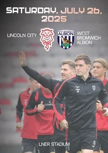 LINCOLN CITY v WBA WEST BROMWICH ALBION England 26 July 2025 Friendly FAN edit - Picture 1 of 1