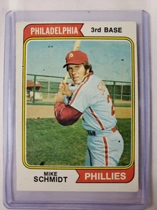 1974 Topps - Mike Schmidt #283 - NM Vibrant Color Nice! Centering Issues - Picture 1 of 7