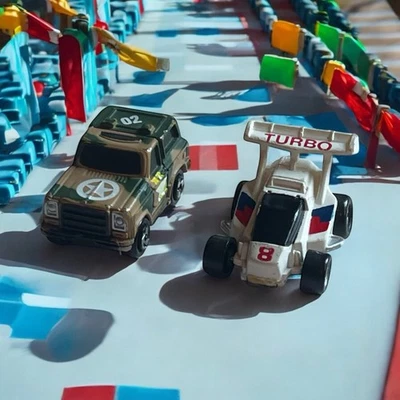 Lot of 2 VTG Micro Machines Chevy Blazer & turbo formula 1 race car FREE SHIP - Image 1 of 4