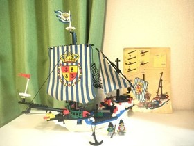 LEGO Pirates Spaniard Ship {Armada Flagship Reissue} 6291 In 2001 Used W/Manual