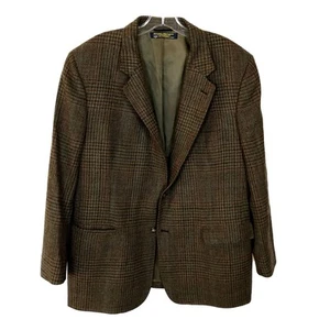 Giacca blazer Brooks Brothers uomo taglia 44 regular 44R vintage pura lana a quadri - Foto 1 di 8