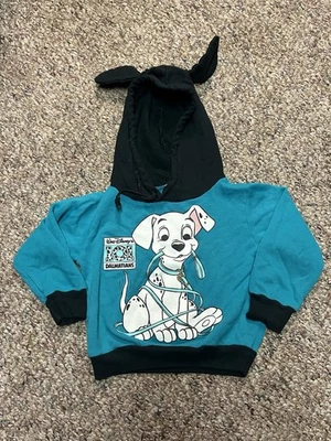 Vtg Disney's 101 Dalmatians Hoodie Baby Toddler 13x13 - Image 1 of 4