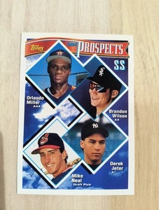 Topps #158 Shortstops Prospects Derek Jeter 1994 radiocontrol casi nuevo+ - Imagen 1 de 7