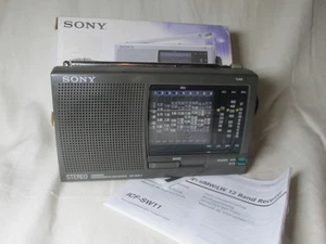 Sony ICF-SW11 Multi-Band FM/SW/MW/LW Portable Radio – Tested – Boxed - Picture 1 of 4