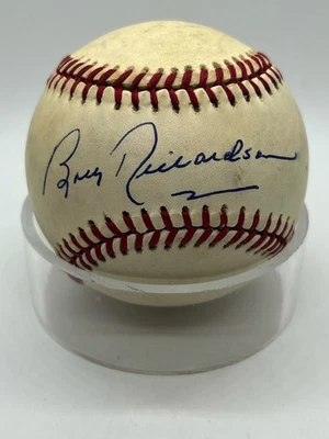 Bobby Richardson New York Yankees Signed Autograph OMLB Baseball PSA DNA *80 - Image 1 of 3