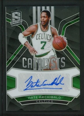 2023-24 NATE ARCHIBALD 38/99 AUTO PANINI SPECTRA CATALYSTS AUTOGRAPHS - Image 1 of 2