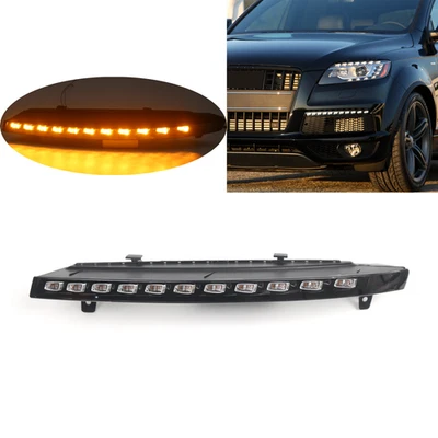 For Audi Q7 2010-2015 S-Line Left LED DRL Daytime Running Light Turn Signal Lamp - Image 1 of 4