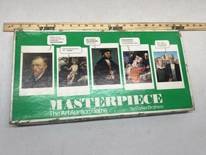 MASTERPIECE THE ART AUCTION GAME Parker Brothers 1976 Complete Game Set - Picture 1 of 15