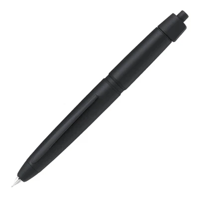 Pluma Estilográfica Pilot Namiki Sin Tapa Negra Mate Plumín Fino FC-18SR-BM-F Foto 1 de 3