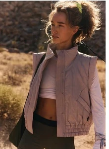 Chaleco acolchado Free People FP Movement Scrunch Time talla XS - Imagen 1 de 3