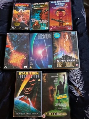 Star Trek Ex Rental Big and Small Box VHS Bundle Job Lot - Image 1 of 4