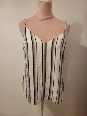 Multicoloured Stripy Camisole - Size 14 - Primark - Image 1 of 4