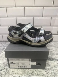 Ecco Yucatan Receptor Blue Hiking Outdoor Sandals Women 6-6.5 EUR 37 Off-road - Picture 1 of 6