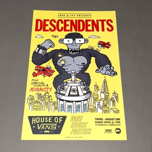 DESCENDENTS CONCERT POSTER FROM HOUSE OF VANS BROOKLYN 2017 New York 11 X 17 - Picture 1 of 10