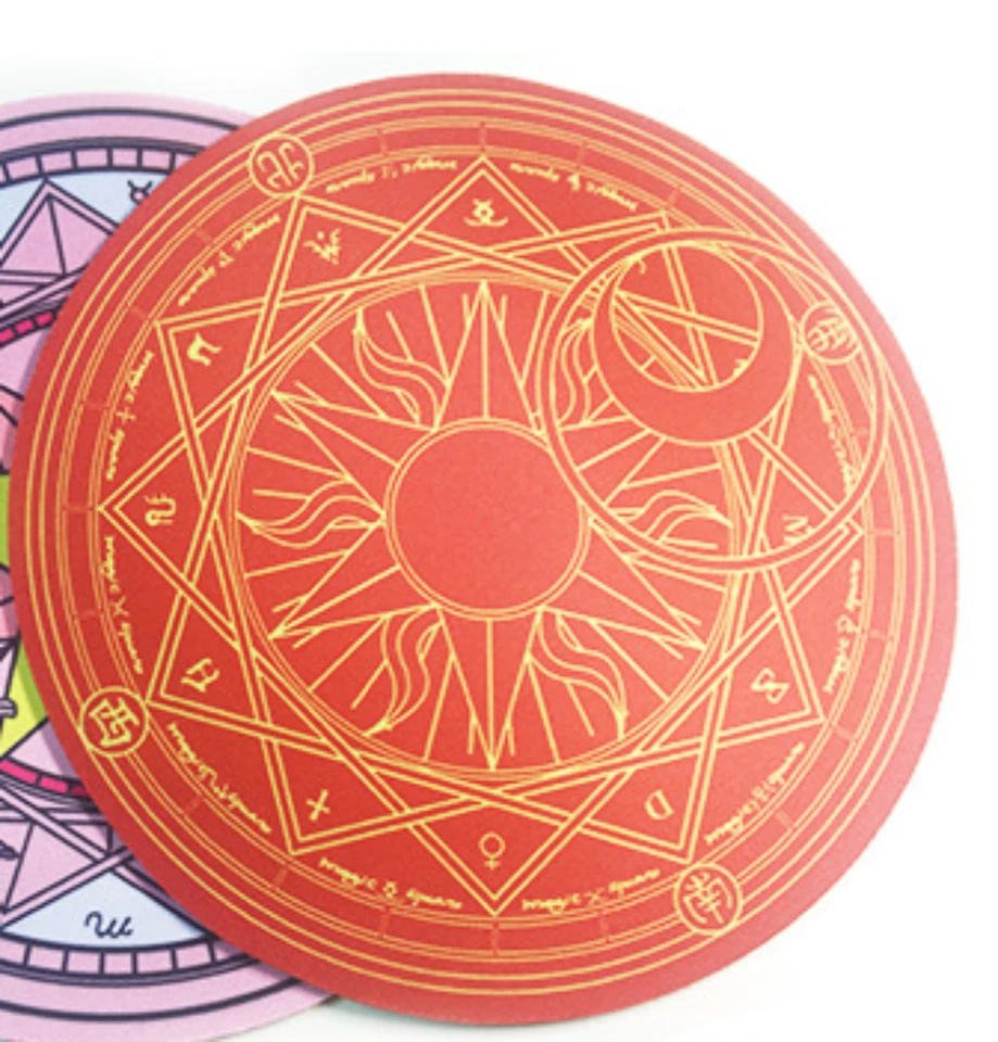 Alfombrillas de placa de respaldo con patrón de círculo mágico circular suministros para estudiantes alfombrilla de ratón regalo Foto 1 de 1