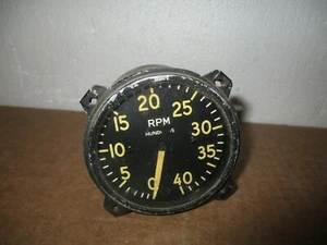 A. C. Div. G.M.C Tachometer 0-40 RPM - Bild 1 von 5