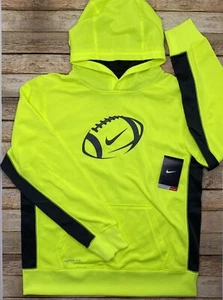 Nike Boys Size XL Neon Therma-Fit Stay Warm Pullover Hoodie - Picture 1 of 12
