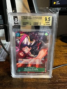 One Piece Sumit Battle  Monkey.D.Luffy Alt Art OP02-041 BGS 9.5 - Picture 1 of 1