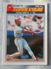 1990 Kmart Super Stars #4 Ozzie Smith St. Louis Cardinals Baseball Card