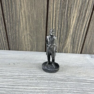 Figura Patriótica Abraham Lincoln Peltre Gettysburg 1863 Hecha en EE. UU. 1978 - Imagen 1 de 14