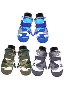 3 Pairs Kids Snow Mittens Waterproof Winter Ski Mittens Camouflage Style - Picture 1 of 8
