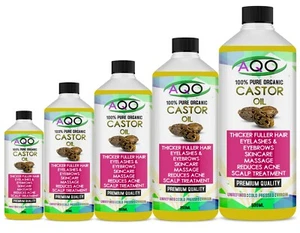 Organic Castor Oil 100% Cold Pressed Undiluted, Certified, Premium Quality UK - Picture 1 of 6
