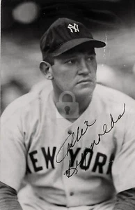 Allie Reynolds Baseball Player Signed RPPC Photo Postcard Copy - Picture 1 of 2