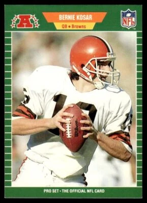 1989 Pro Set #77 Bernie Kosar - Cleveland Browns - Image 1 of 2