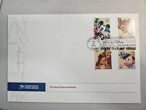 United States Sc3865-8, Jun 23, 2004, 37c, The Art of Disney FDC (504SP45) - Picture 1 of 4