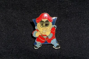 Vintage 90's Capcom Official Street Fighter II Alpha Zero Pin M Bison - Picture 1 of 2