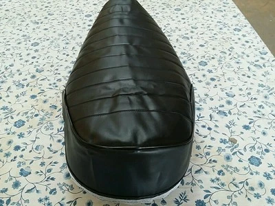 FUNDA ASIENTO HONDA CL100 MODELO 1970 NEGRA SIN LOGO (H*-138) Foto 1 de 4