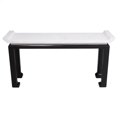 Vintage Mid-Century Modern Lacquered Console Table Cover