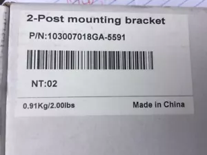 EATON FSBR-00180 / 103007018GA-5591 2 POST MOUNTING RAIL KIT (NEW) - Picture 1 of 2