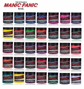 Tinte de cabello vegano semipermanente clásico de alto voltaje Manic Panic - 118 ml... - Imagen 1 de 108
