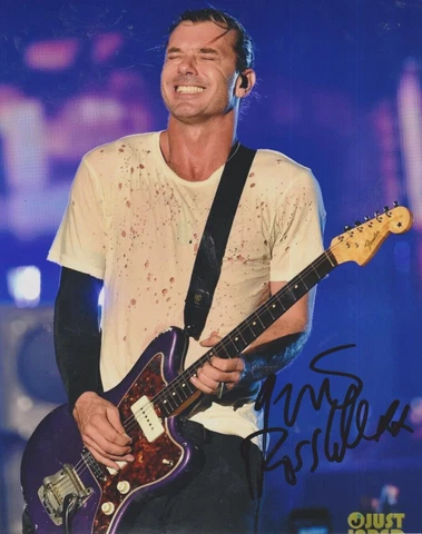Gavin Rossdale  (Bush)   **HAND SIGNED**   10x8 photo  ~  AUTOGRAPHED Cover
