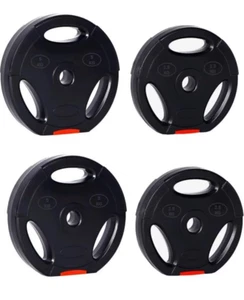 ❌NEU - 15kg Hantelscheiben 4er Set Ø 30mm Kunststoff Gewichtsscheiben  Fitness ❌ - Bild 1 von 6