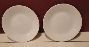 Corelle by Corning Winter Frost White Dishes Small Dessert Plates Set Of 2
